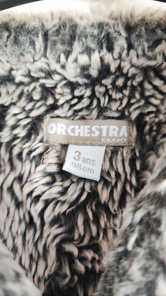 Gilet sans manche fourré orchestra 3 ans - photo numéro 4