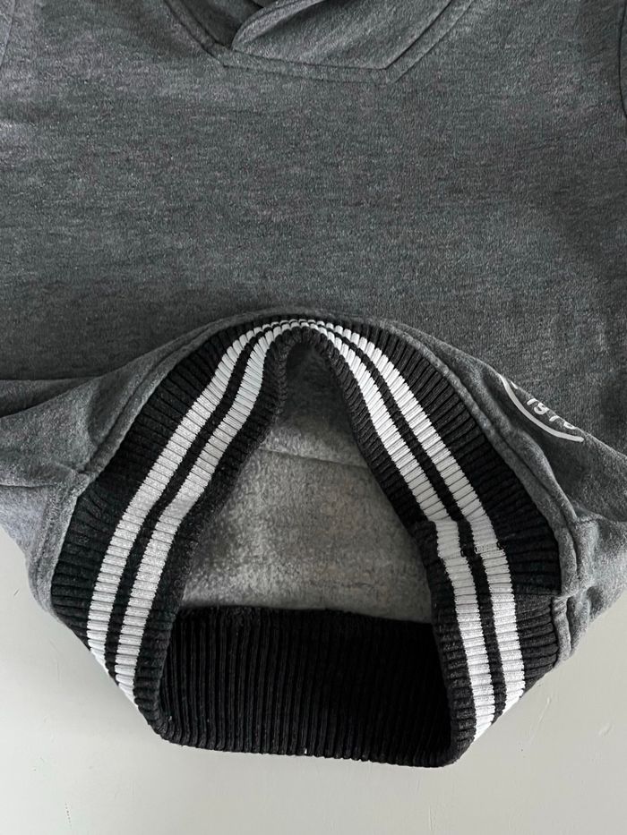 Pull gris col châle 4 ans - photo numéro 4