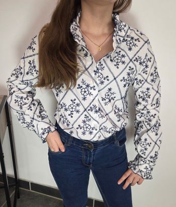 Blouse fleurie taille S/M
