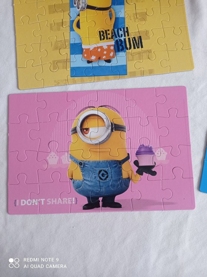 4 puzzles minions - photo numéro 2