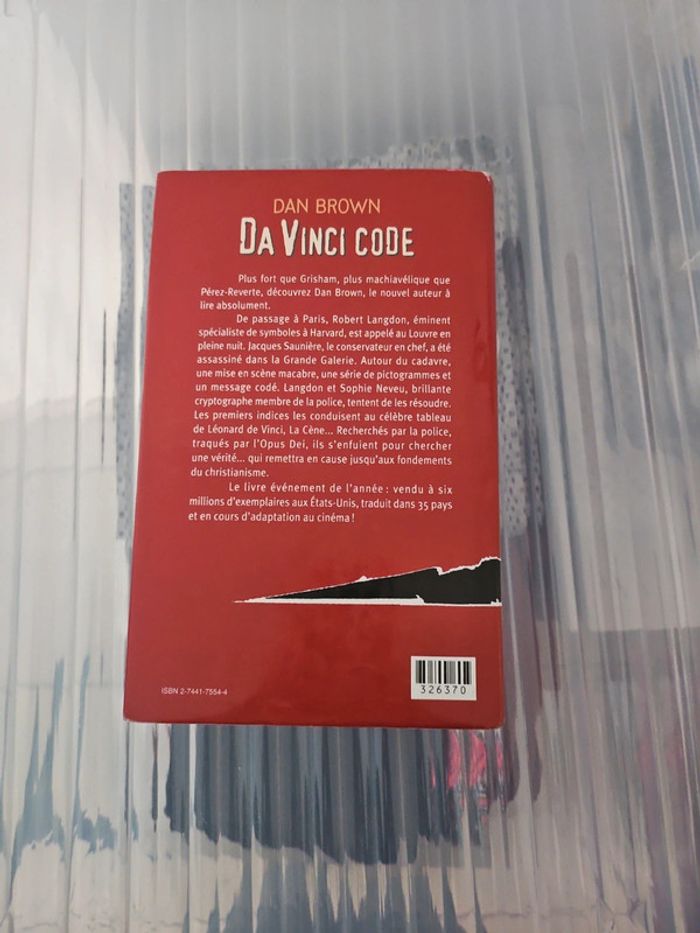 Livre "Da vinci code" - photo numéro 2