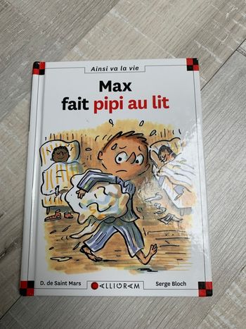 Livre Max fait pipi au lit