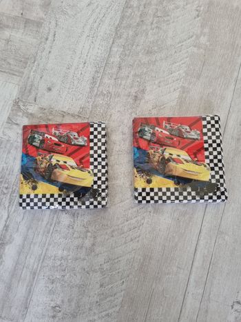 Lot de 2 paquets de 25 serviettes jetables