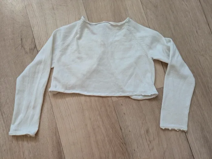 Gilet boléro blanc/crème Orchestra 3 ans - photo numéro 3