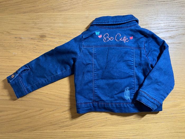 Orchestra Veste en jean polaire bleu Taille 2 ans - photo numéro 5