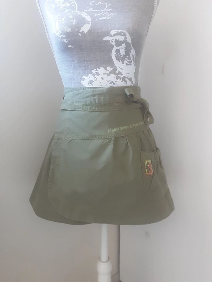 Jupe portefeuille kaki Captain tortue 10 ans