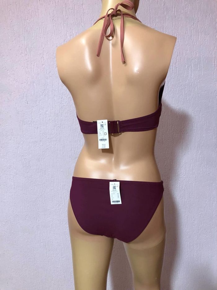 Bikini 2 pièces Mauve Etam - n e u f - photo numéro 5