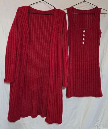 Robe et veste Rouge T: M
