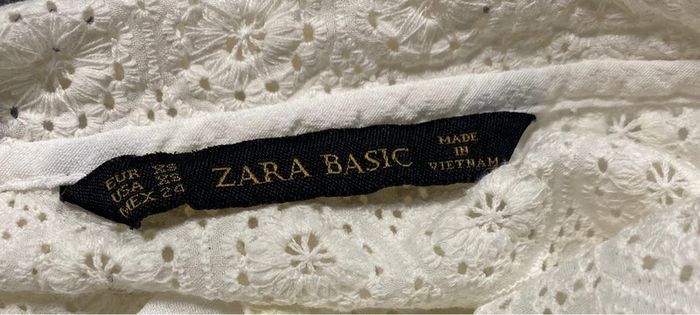 Chemise Zara XS avec dentelle - photo numéro 6