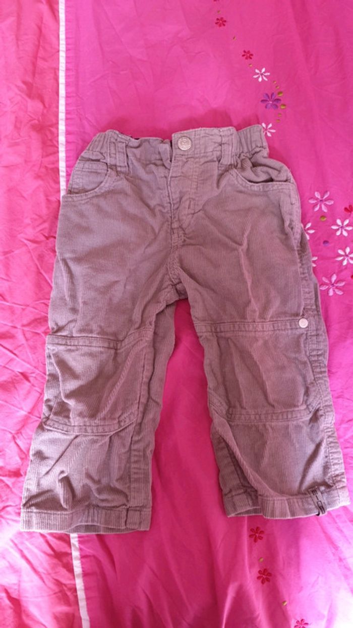Pantalon velours