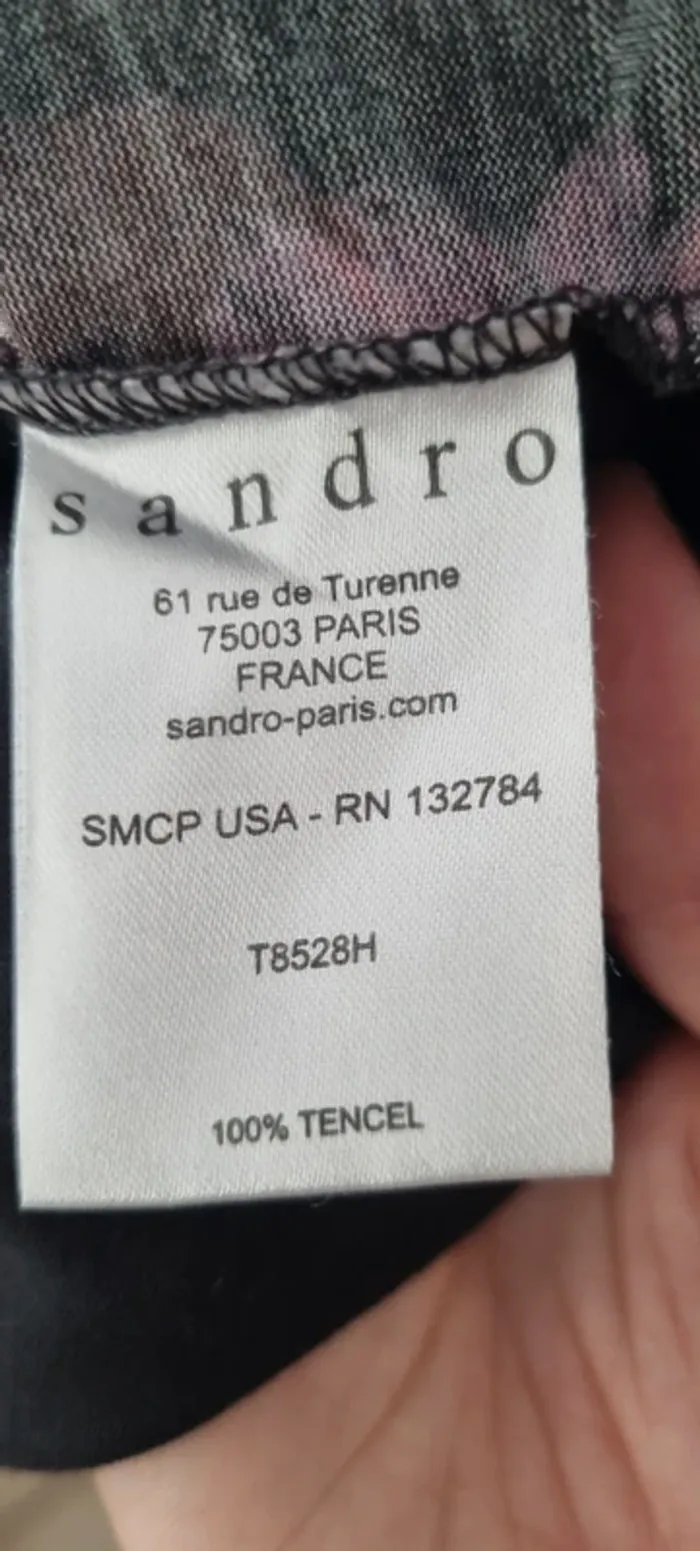 Tee-shirt imprimé léopard 38 sandro - photo numéro 8