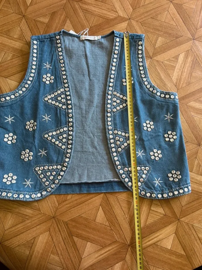 top femme veste femme veste sans manches taille 38 taille 40 gilet sans manches femme - photo numéro 3