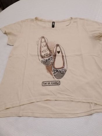 Joli tee-shirt comme neuf couleur mélange