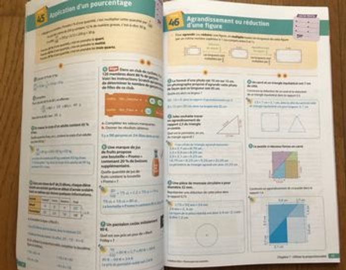 Mathématiques - Cahier Transmath 6ème - Cahier de l'élève avec corrigés - édition 2022 - Nathan - photo numéro 2