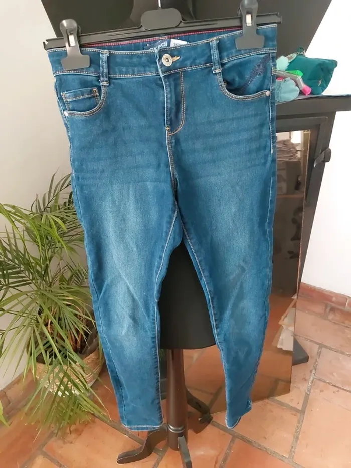 Jeans taille haute