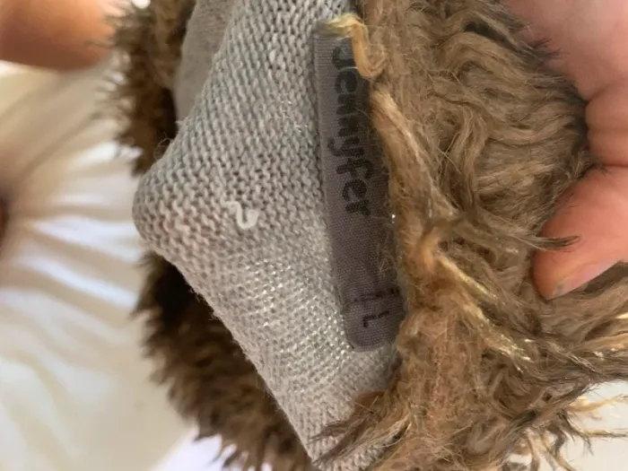 👩 🧥 Pull long gris avec col en fourrure – Taille L – Marque Jennyfer - photo numéro 4