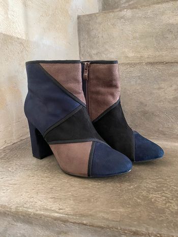 Bottines à talons patchwork Playa 37