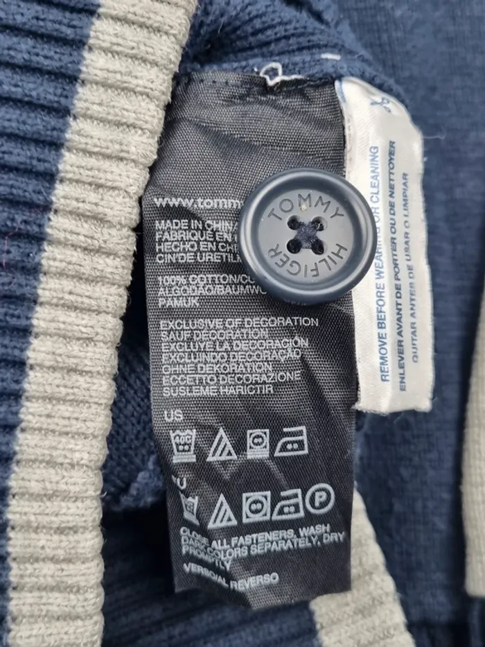 Veste style collège Tommy Hilfiger – Taille M Homme (mesures en photos) - photo numéro 10
