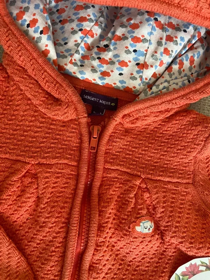 Gilet zippé Sergent Major 9 mois - photo numéro 2