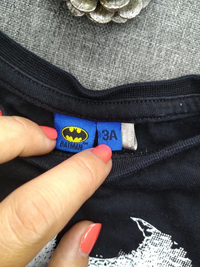 🔸 T-shirt Manches Courtes Orchestra - Batman 3 ans🔸 - photo numéro 2