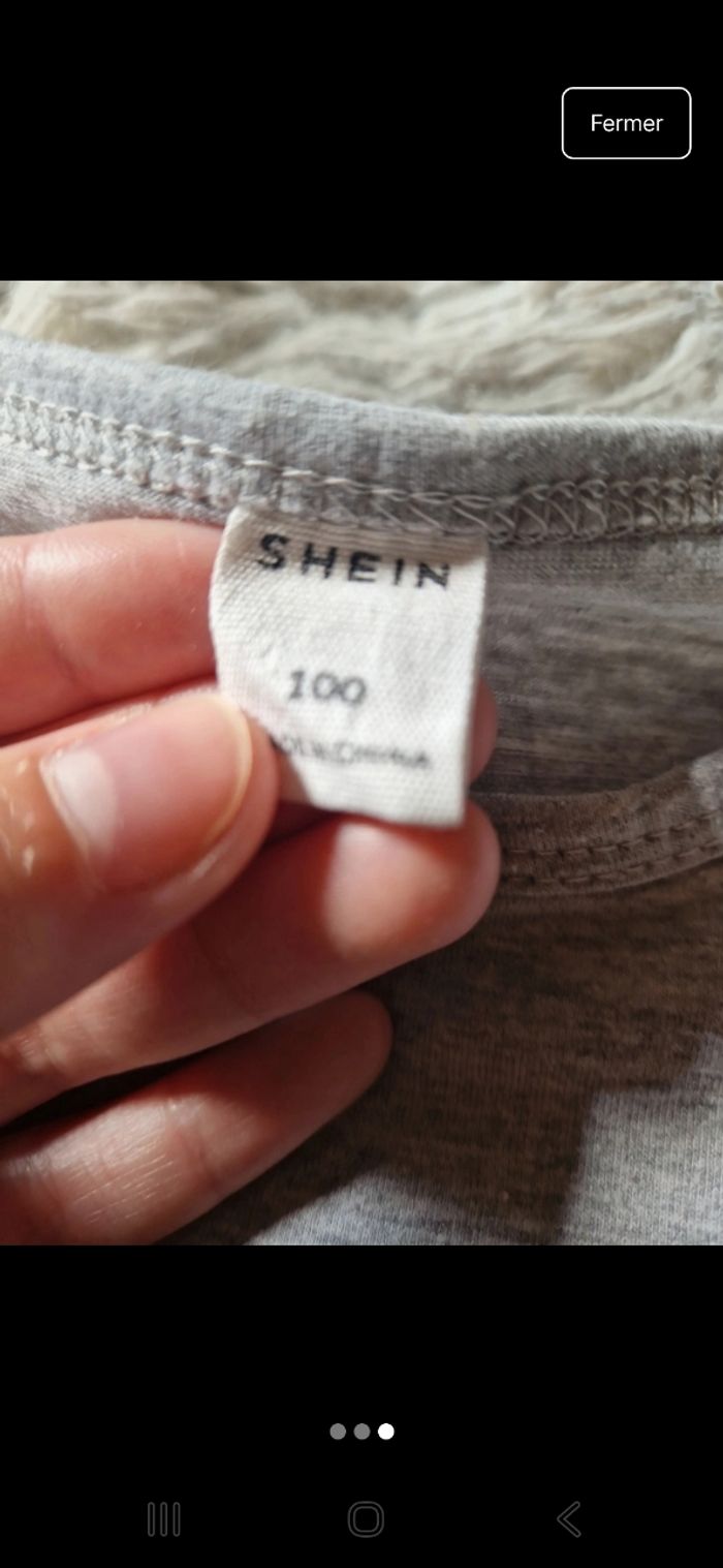 Ensemble pyjama fille 100cm  Shein - photo numéro 3