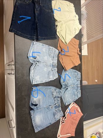 Lot 7 shorts 4 ans 