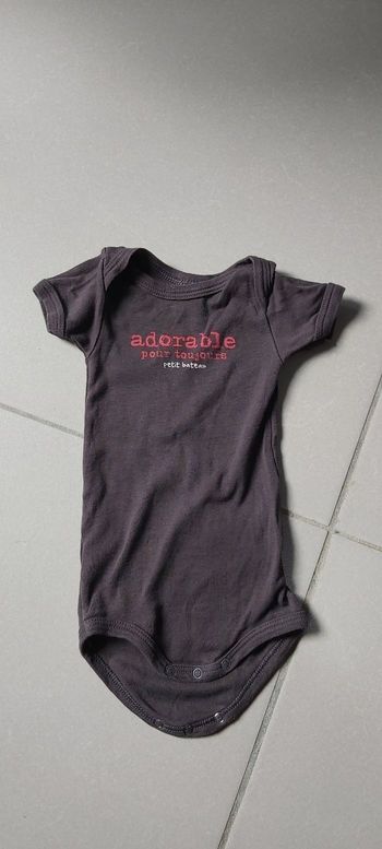 Body manche courte 3 mois