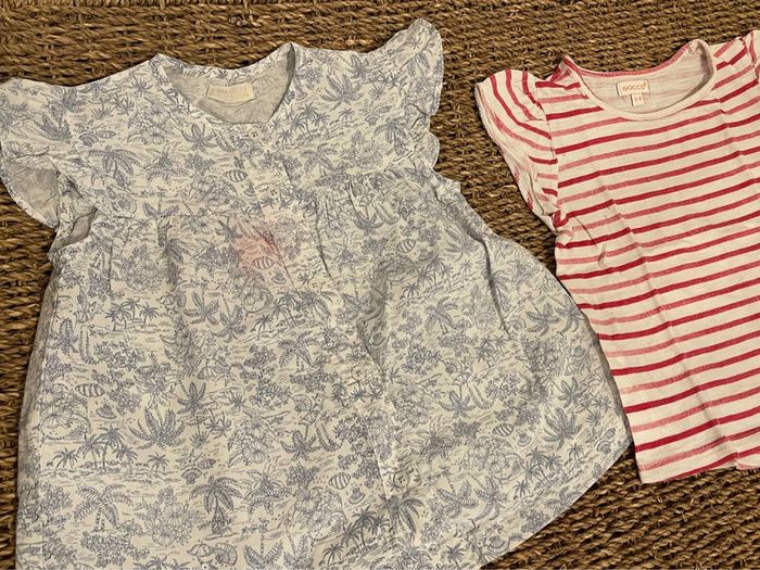 Chemise Mango haut rayé + Robe denim GAP - photo numéro 6