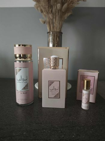 Lot parfum Ameerat rose poudré