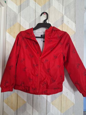 Parka rouge garçon
