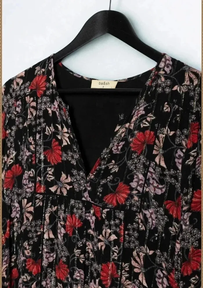 Robe fleurie Ba&SH Taille 1 - photo numéro 4