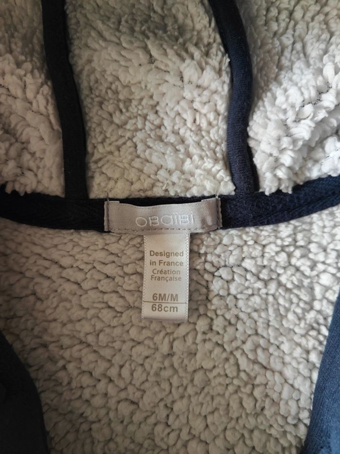 Manteau/veste polaire bébé 6 mois - photo numéro 2