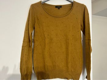 Pull fin 123 moutarde taille S