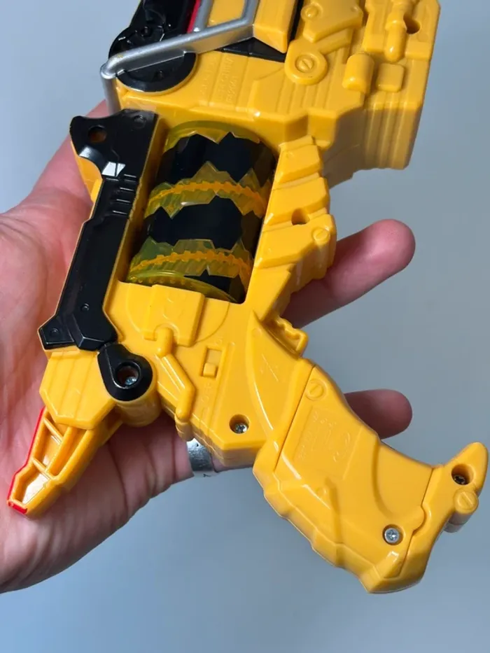 Power Rangers Dino Charge Morpher Blaster Gun Jaune - photo numéro 4