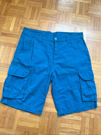 Short cargo homme turquoise, neuf sans étiquette, taille 42