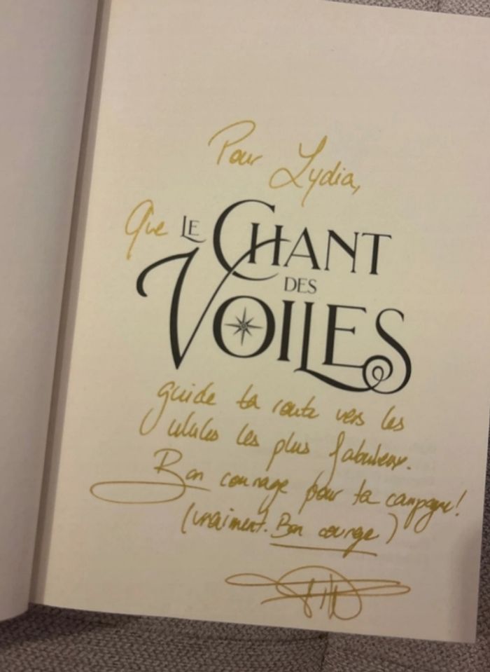 Roman Le Chant des Voiles Relié Collector avec jaspage Tiphs - photo numéro 7