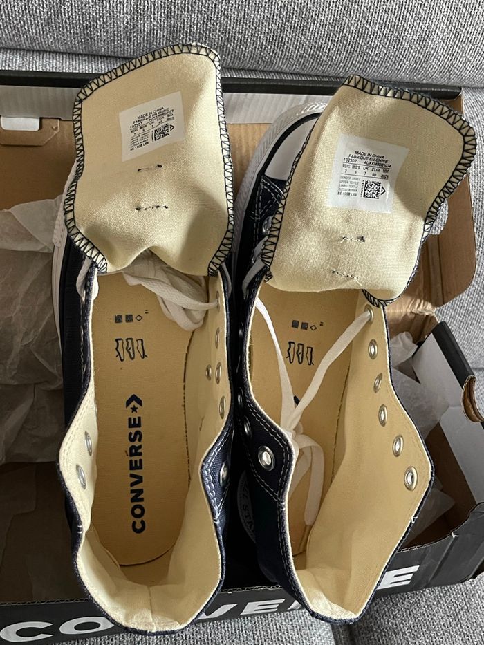 Converse montantes bleue marine 40 neuve - photo numéro 10