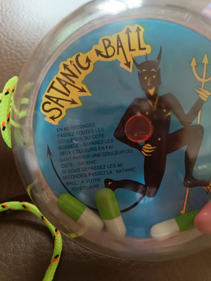 Rare jouet satanic ball jeu de patience cassetête - photo numéro 3