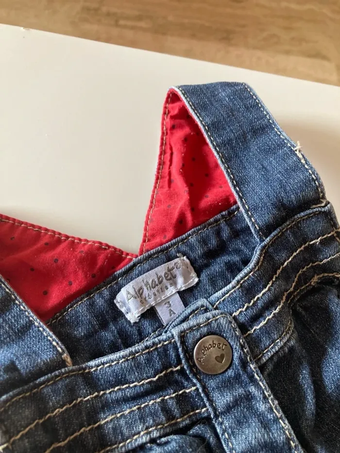 Salopette, short en jean 3 ans - photo numéro 3