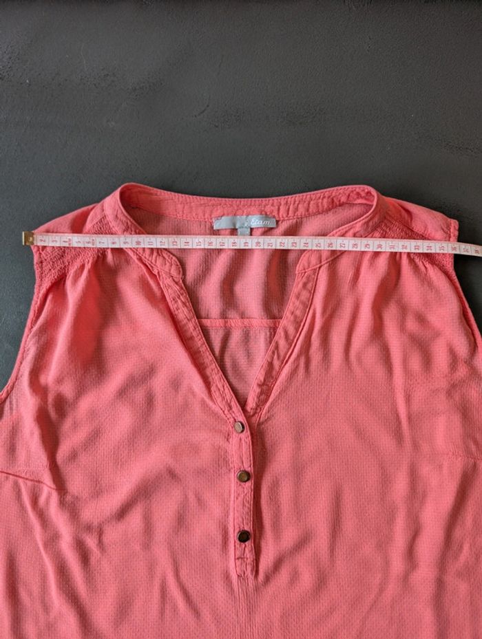 Débardeur corail Etam - Taille 38 - photo numéro 5
