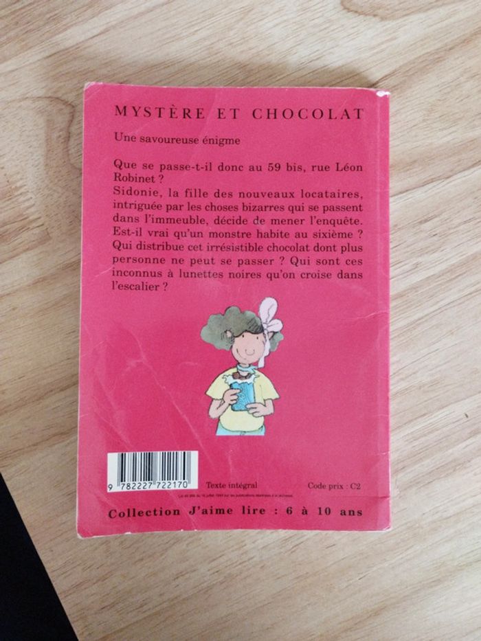 Livre Mystère et chocolat collection J'aime lire - photo numéro 2