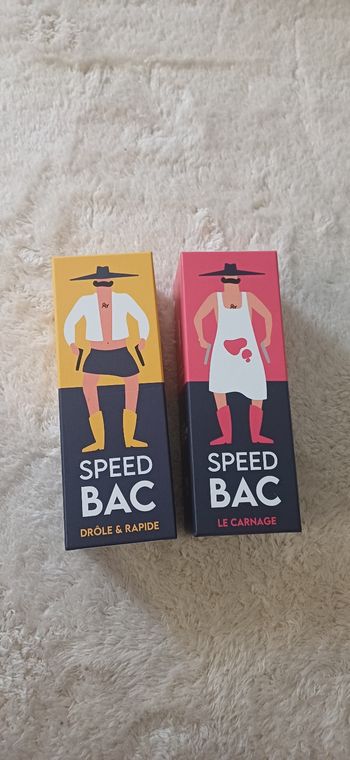 2 jeux complets speed bac tbe