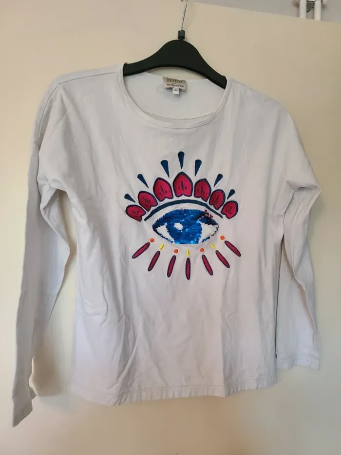 T-shirt manche longe kenzo kids