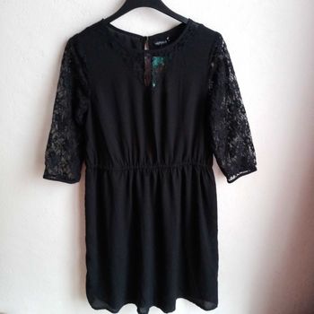 Robe noire à dentelle femme 🎄🎁