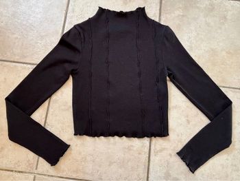 Haut noir Kiabi XS/14 ans
