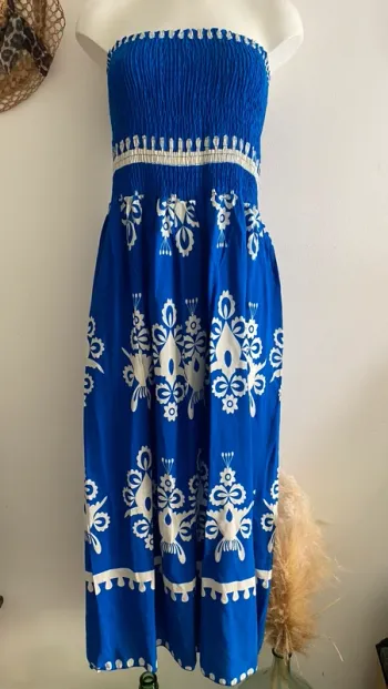 Robe longue bustier