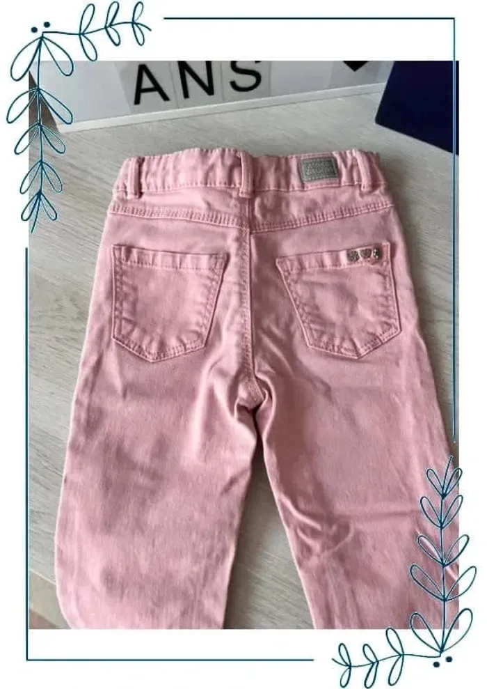 Pantalon rose In Extenso 3 ans - photo numéro 5