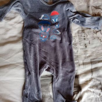 Pyjama neuf 3 mois garçon gris
