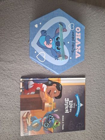 Livre et coffret Stitch