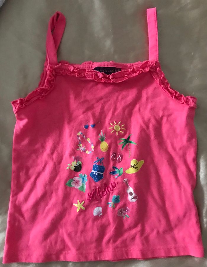 Haut fines bretelles Sergent Major taille 4ans